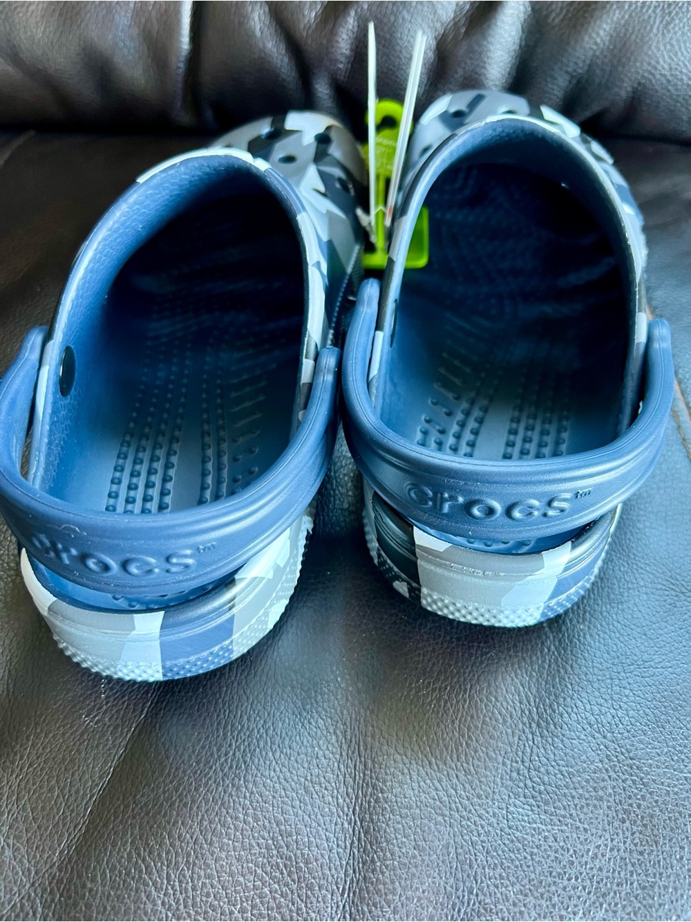 CROCS Kids Clog - Blue and Gray Camouflage - Picture 4 of 5